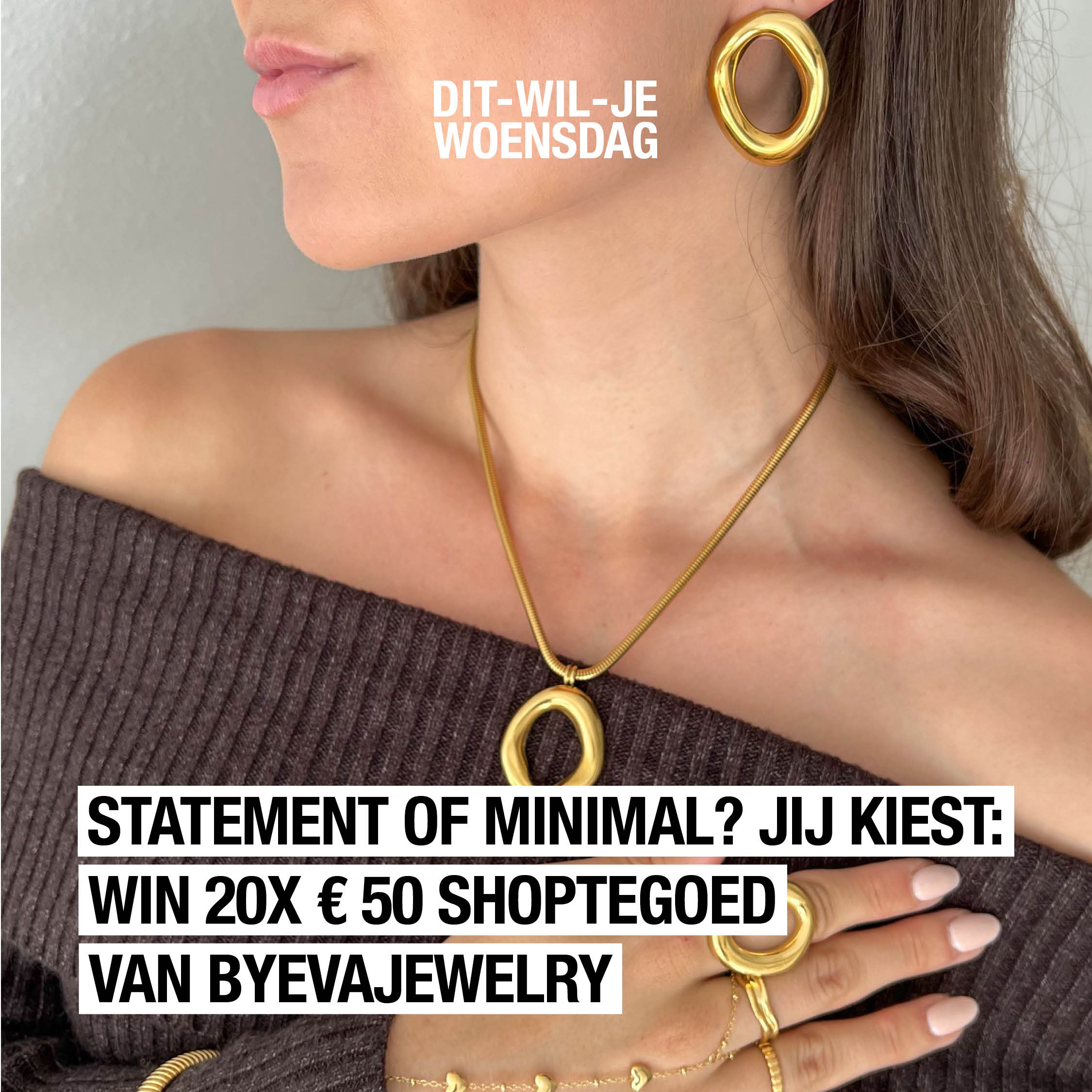 Van minimalistische eyecatchers tot big statements: win 50 euro shoptegoed voor dit Nederlandse sieradenmerk