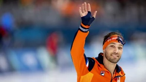 Thumbnail voor Kjeld Nuis pakt bronzen medaille tijdens laatste olympische race
