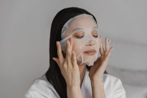 vrouw masker gezicht