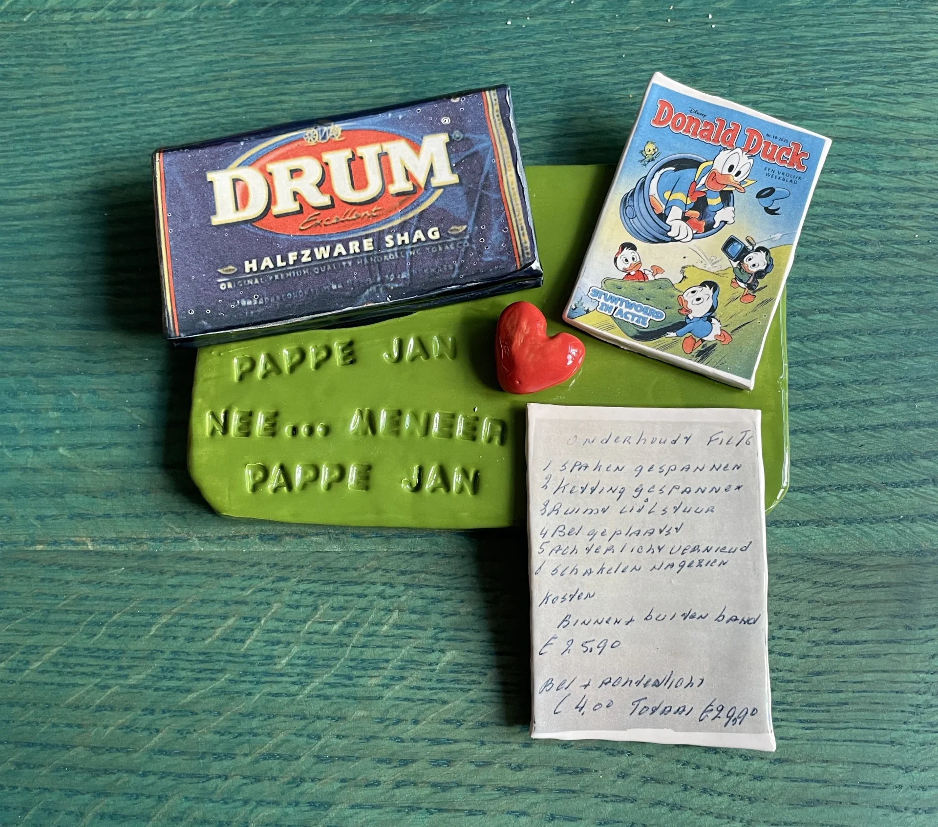 Troostkeramiek vader Jackelien van der Sleen