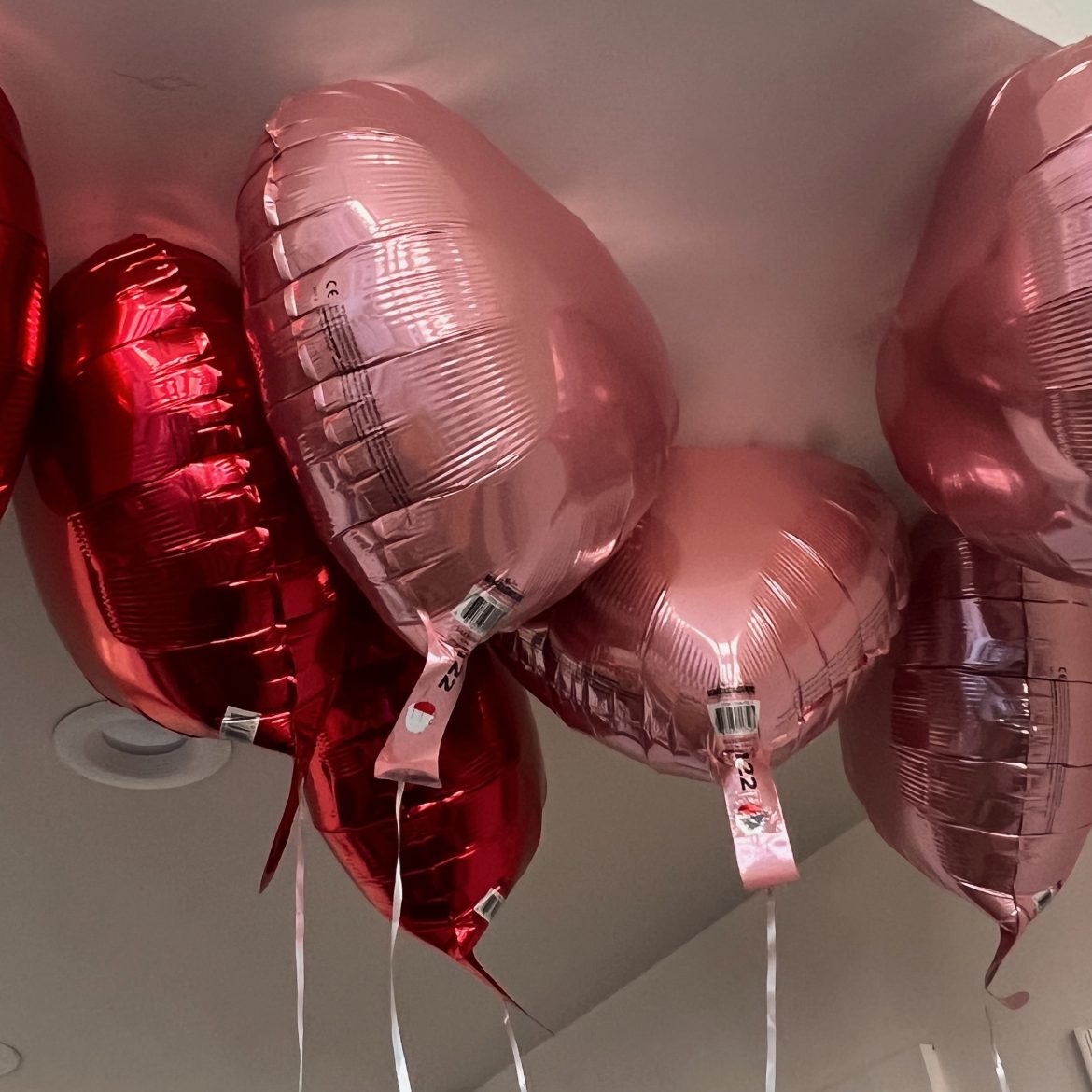 Hartjes ballonnen