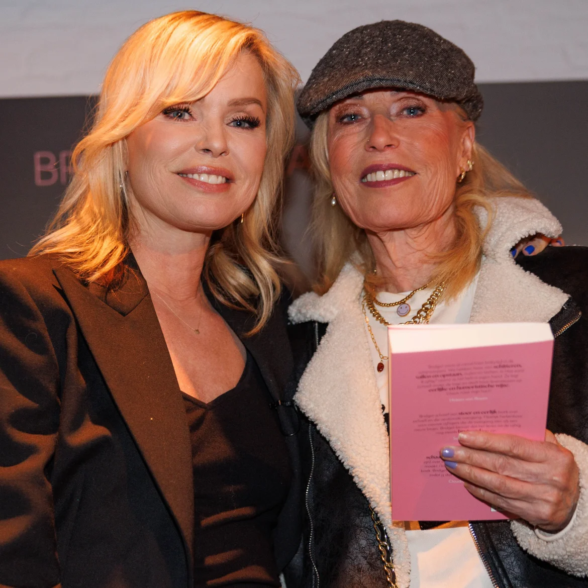 Bridget Maasland met haar moeder