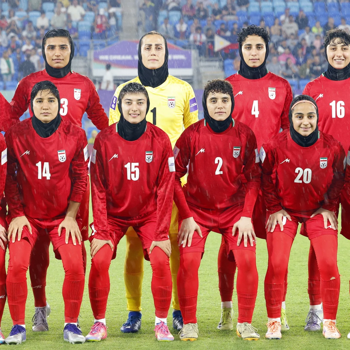 zorgen Iraanse voetbalsters