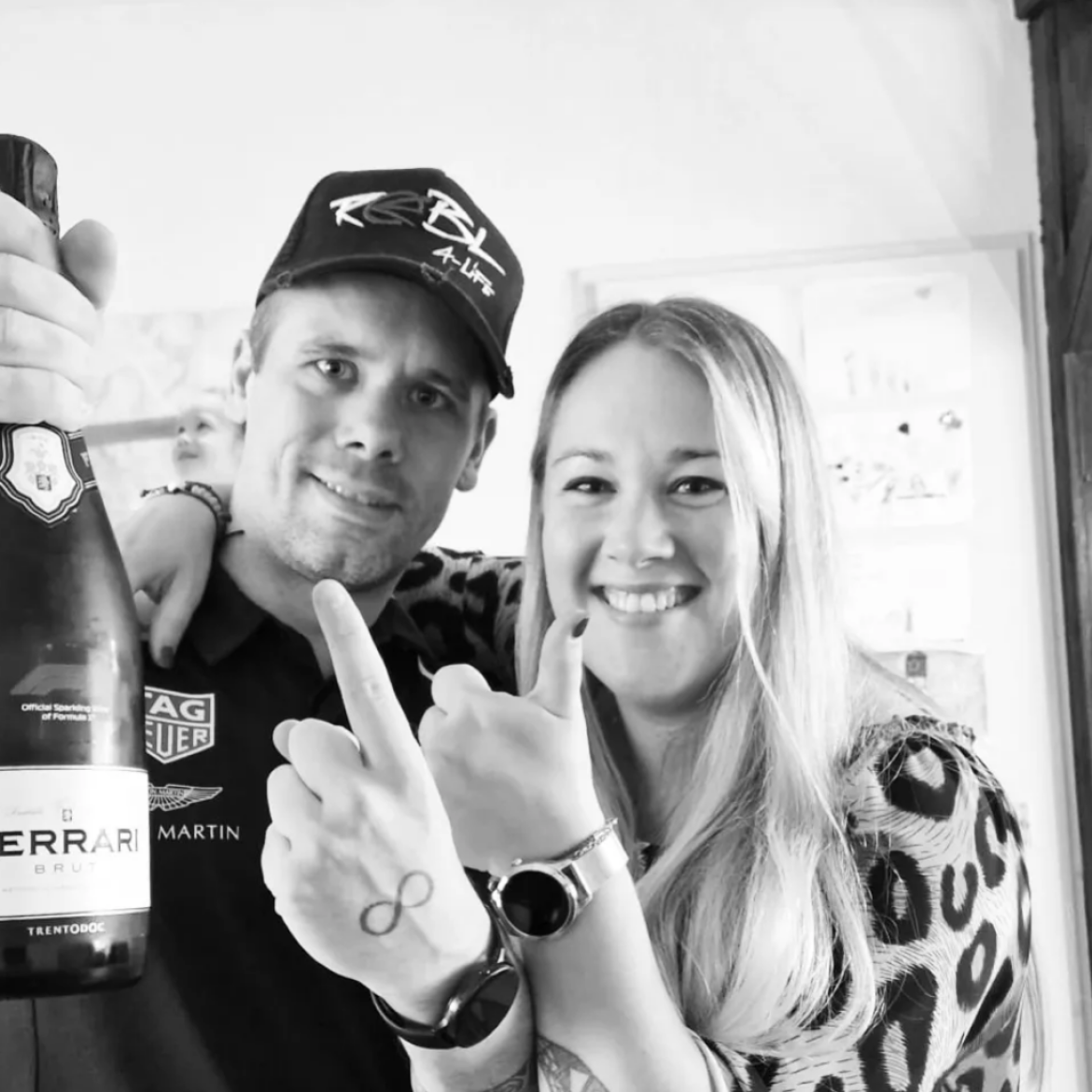 Alex de Lange en zus Stephanie Hoedt