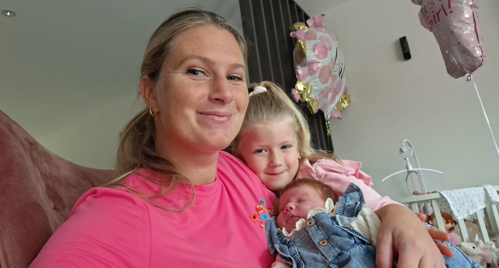 Talitha (30) had twee keer zwangerschapsvergiftiging: 'Ik was mezelf helemaal kwijt'