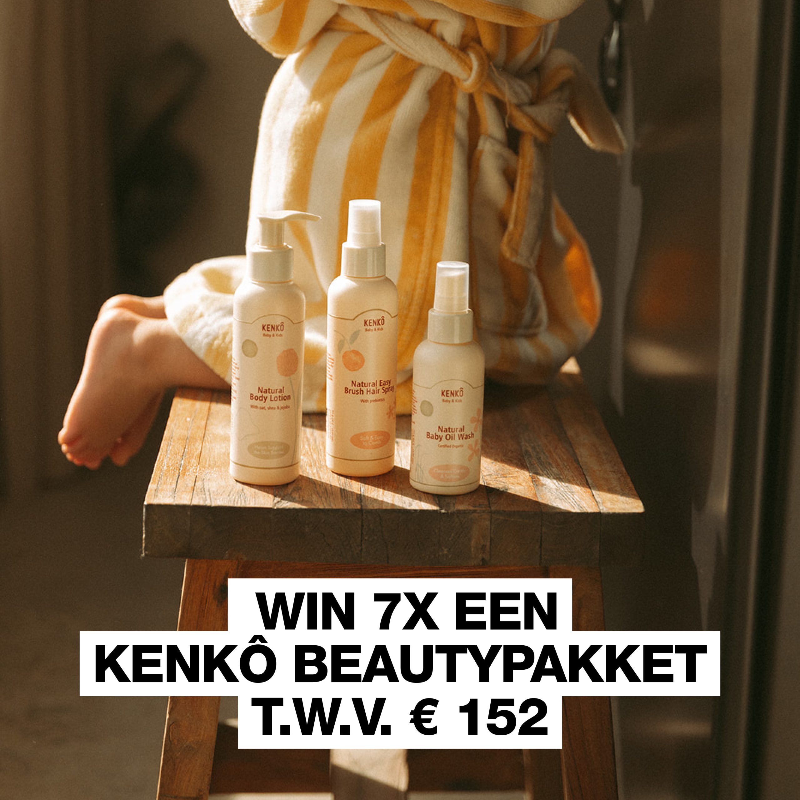 Zachte verzorging voor je kind (én voor jezelf): win een compleet beautypakket van Kenkô
