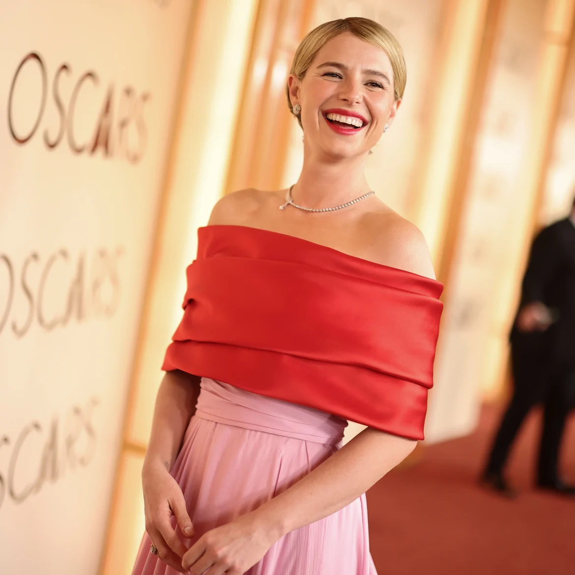 Jessie Buckley tijdens Academy Awards 2026