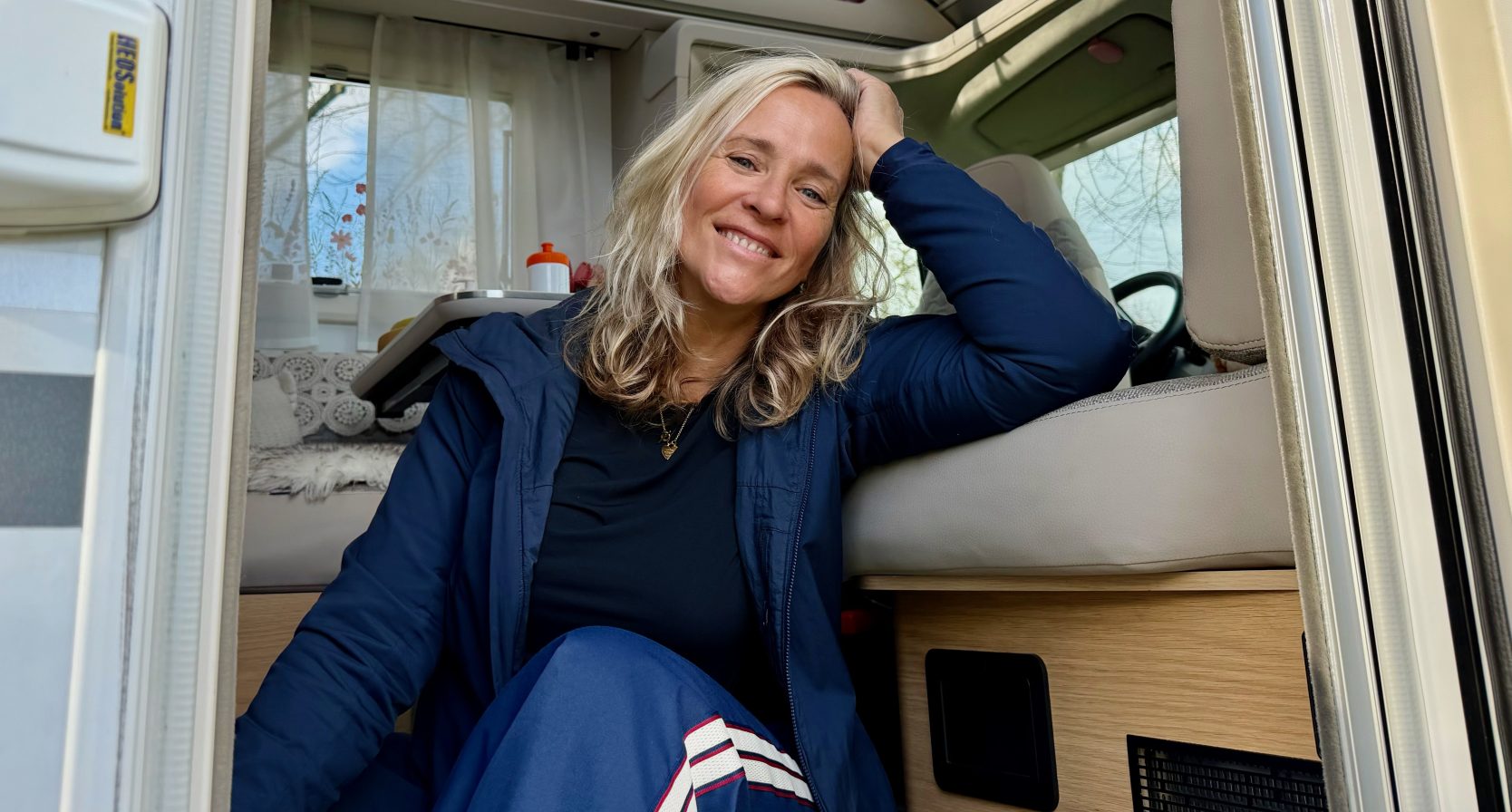 Yvette woont in haar camper
