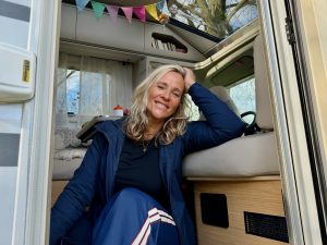 Yvette woont in haar camper