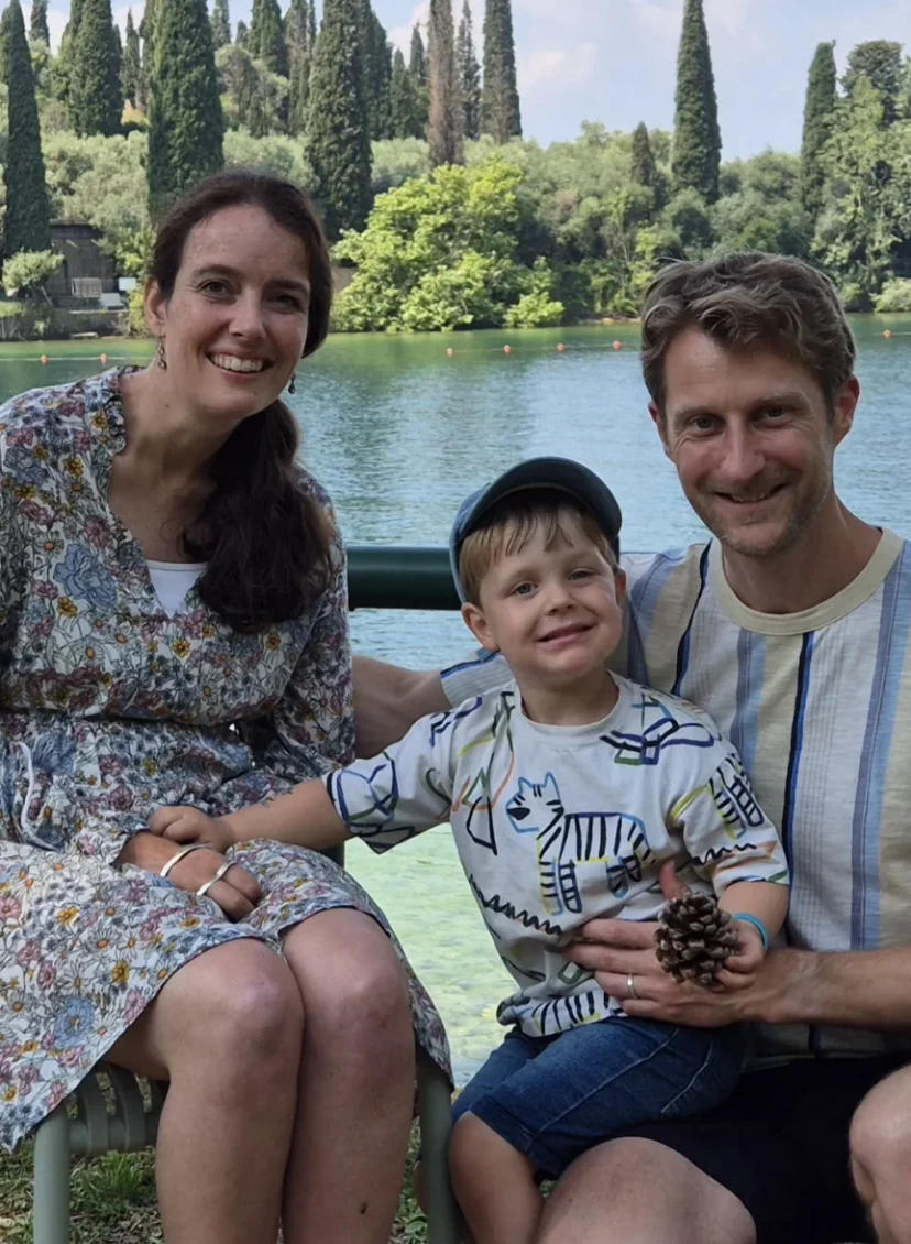 Zoe kreeg de diagnose van ALS, dit is een foto van haar gezin