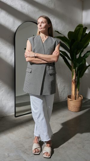 vrouw, pak, ondernemer