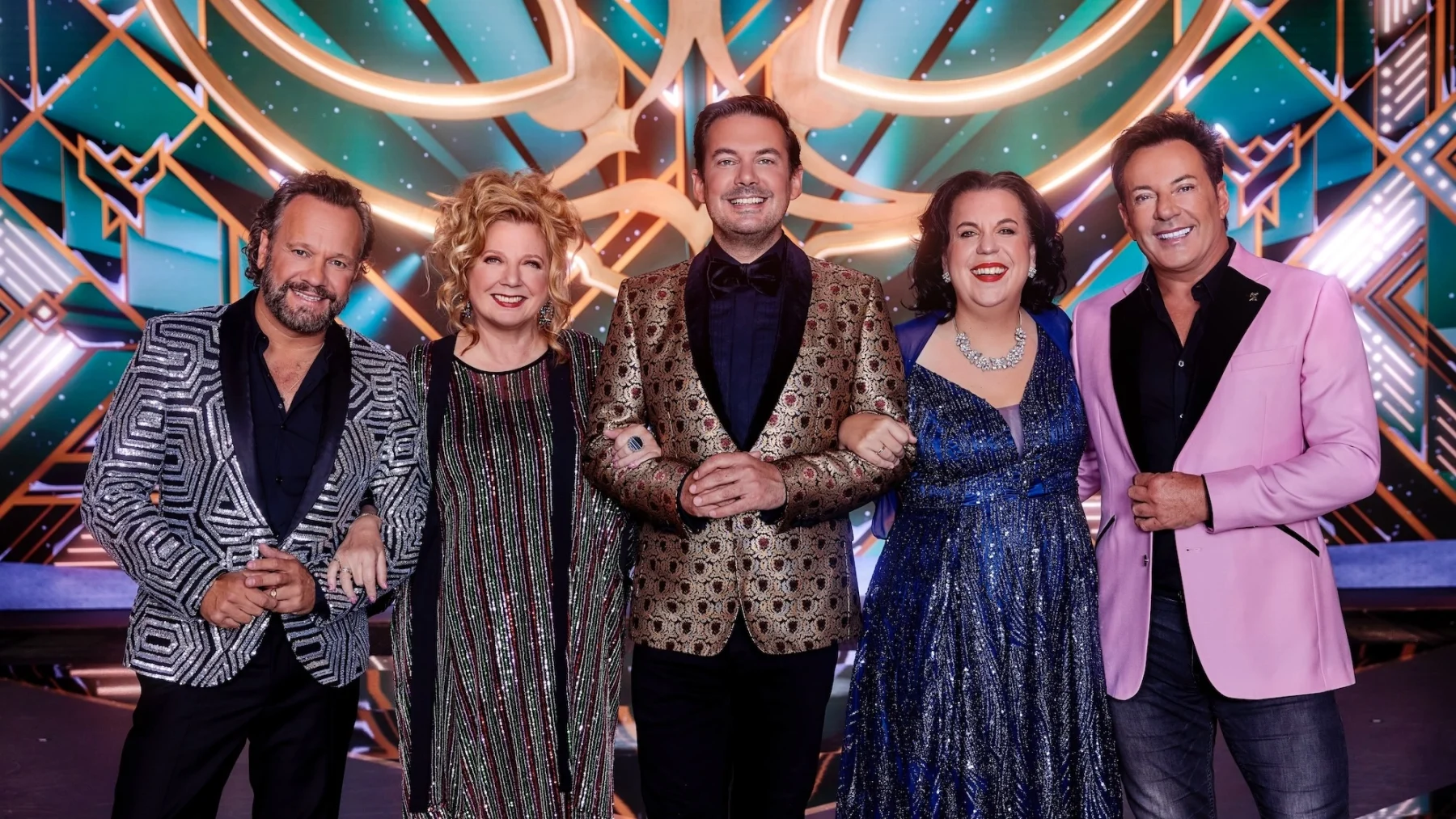 Gerard Joling met Loretta Schrijver