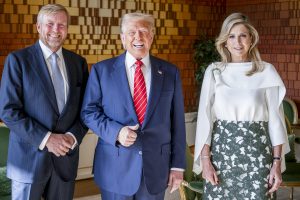 NAVO-TOP: Koning ontvangt Trump op audientie (Pool)