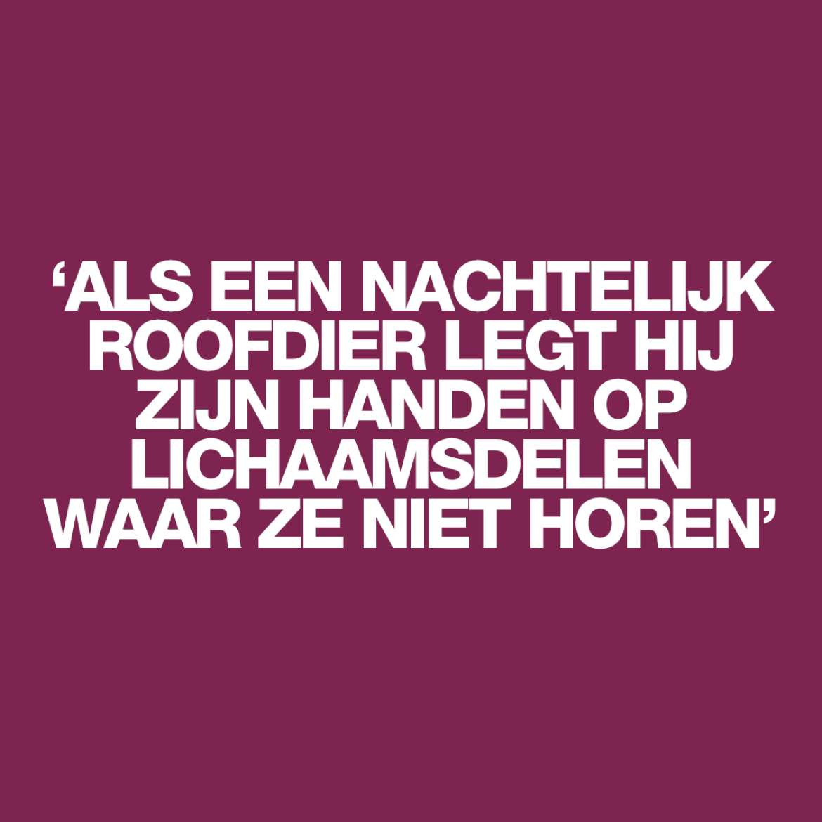 'De slachtoffers van serie-aanrander Nabil I. hebben levenslange angst en herbelevingen'