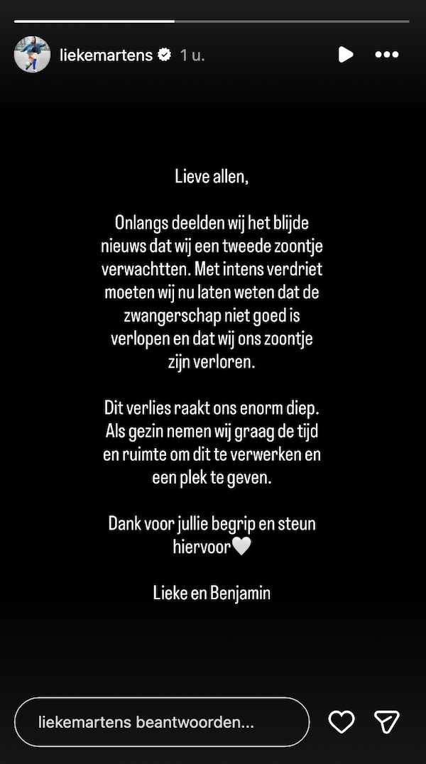 Lieke Martens story