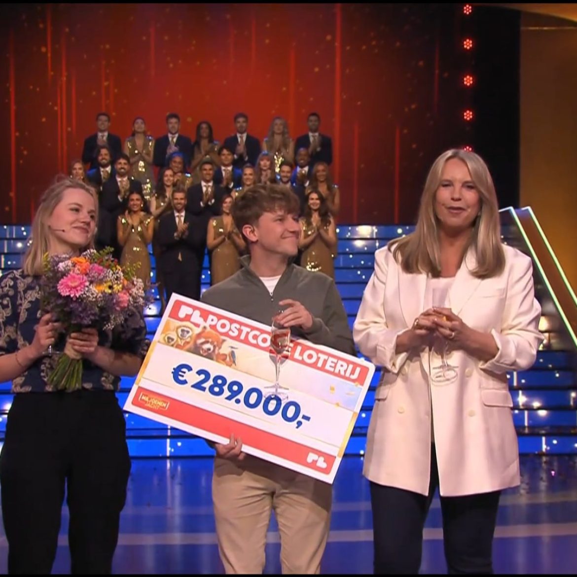 Jasper wint 289.000 euro in Miljoenenjacht met Linda de Mol