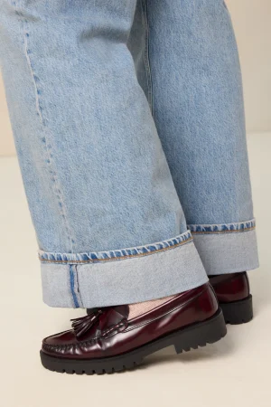 Leren loafers Sissy-boy