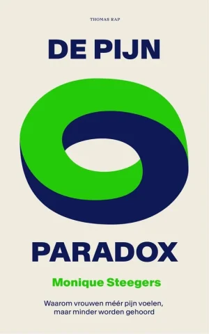 Cover van de pijnparadox door Monique Steegers, een boek over vrouwen en pijn