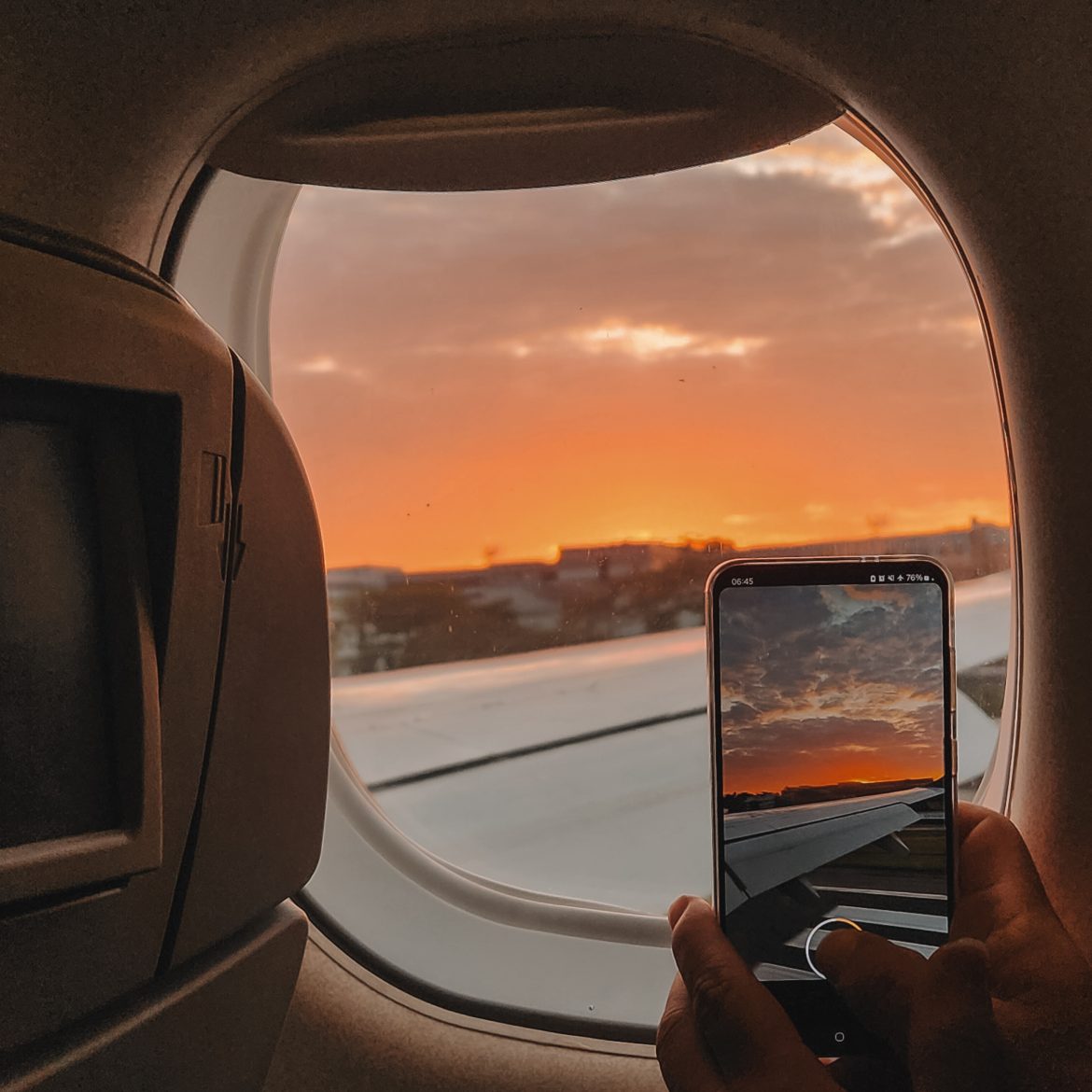 ziek vliegtuigstoel foto