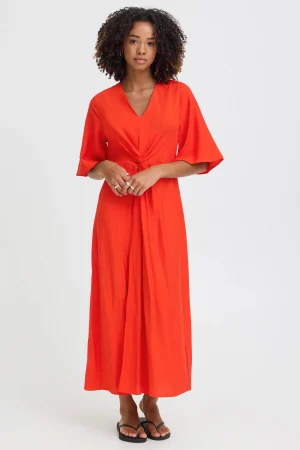 alternatief koningin Máxima oranje jurk