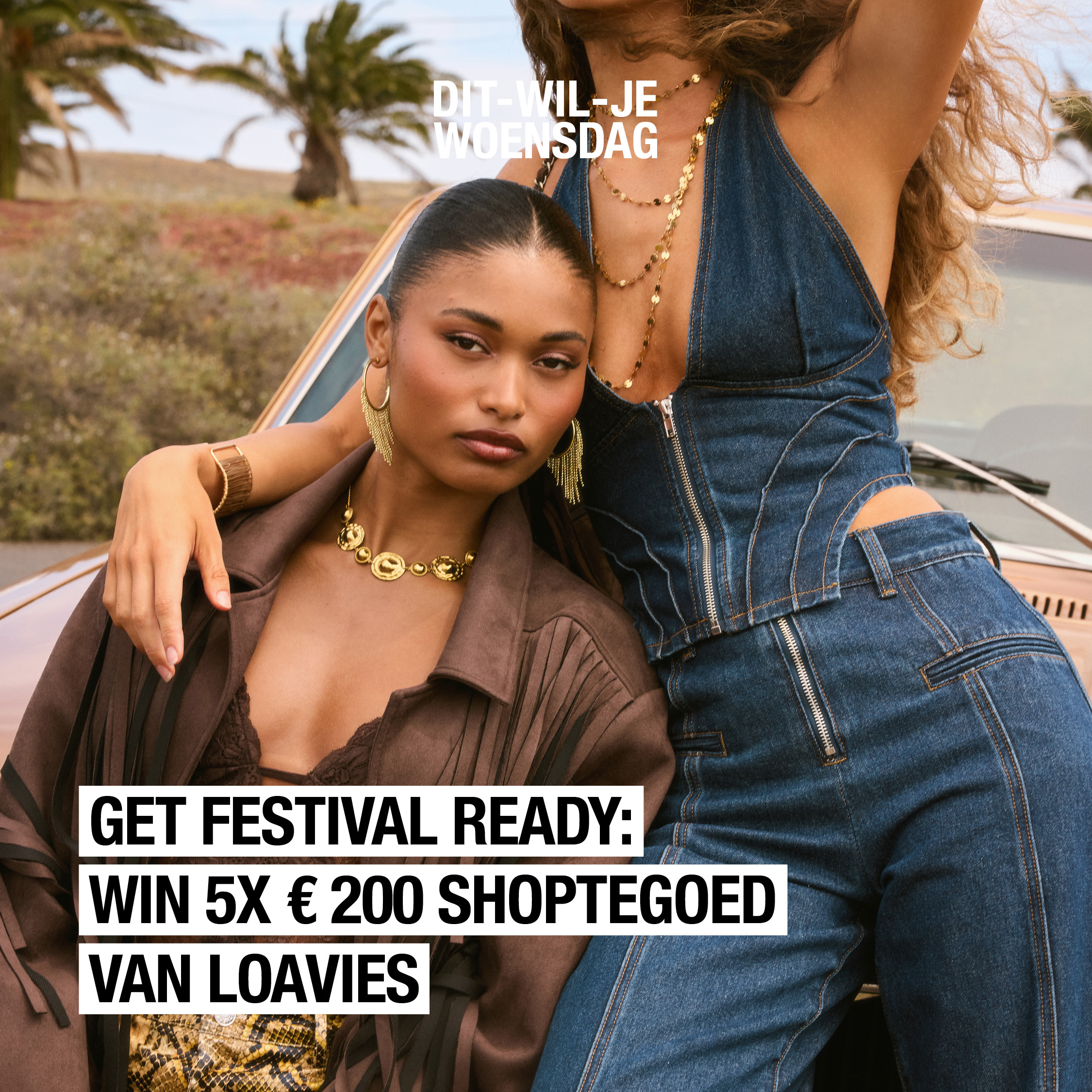 Festival season incoming: win 200 euro shoptegoed voor Coachella-proof festivalkleding