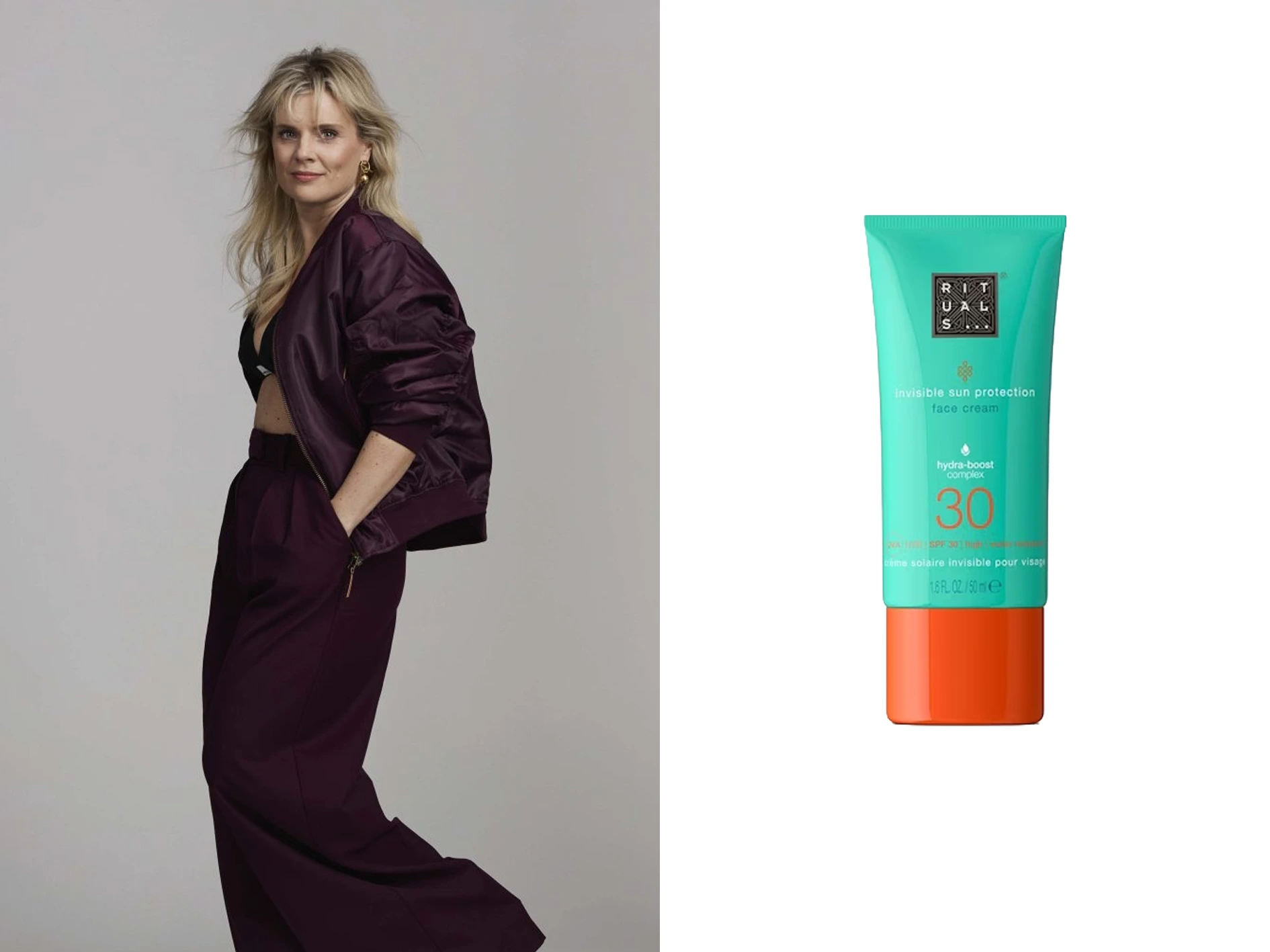 Eveline Stallaart en haar favoriete gezichtszonnebrand