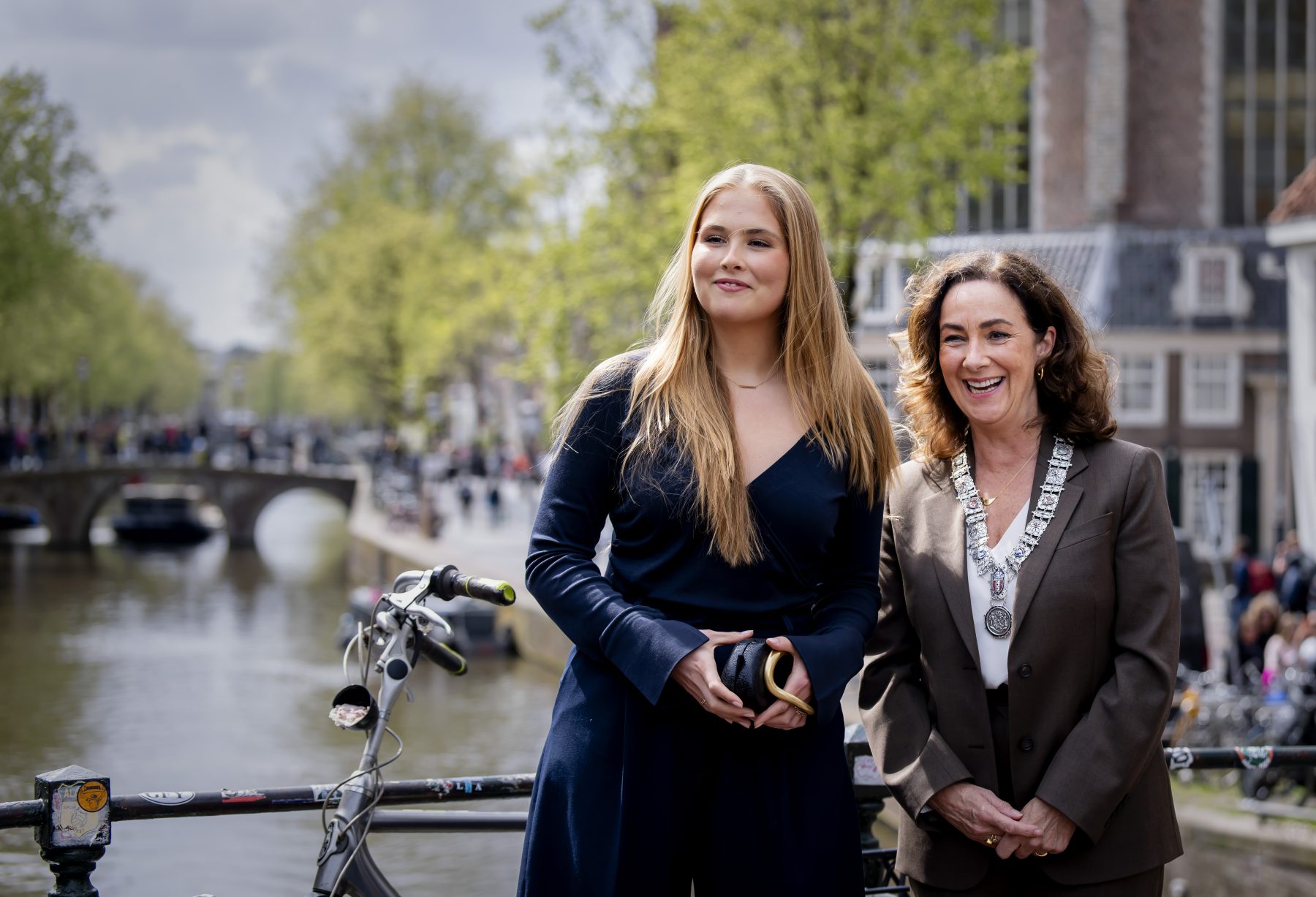 Slotdag tweedaags bezoek van prinses Amalia aan Amsterdam