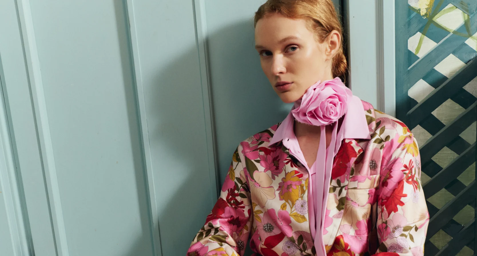 kleding, bloemenprint