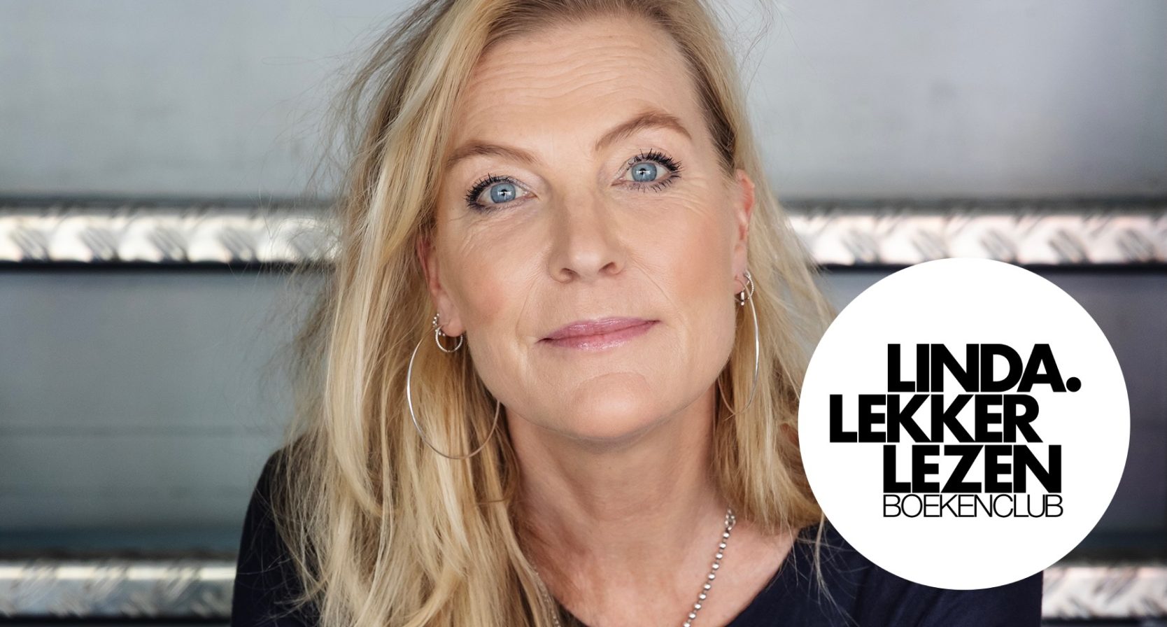 Eva Posthuma de Boer portret, schrijfster van Omdat ik je zie, het eerste boek dat we lezen met LINDA. Lekker Lezen