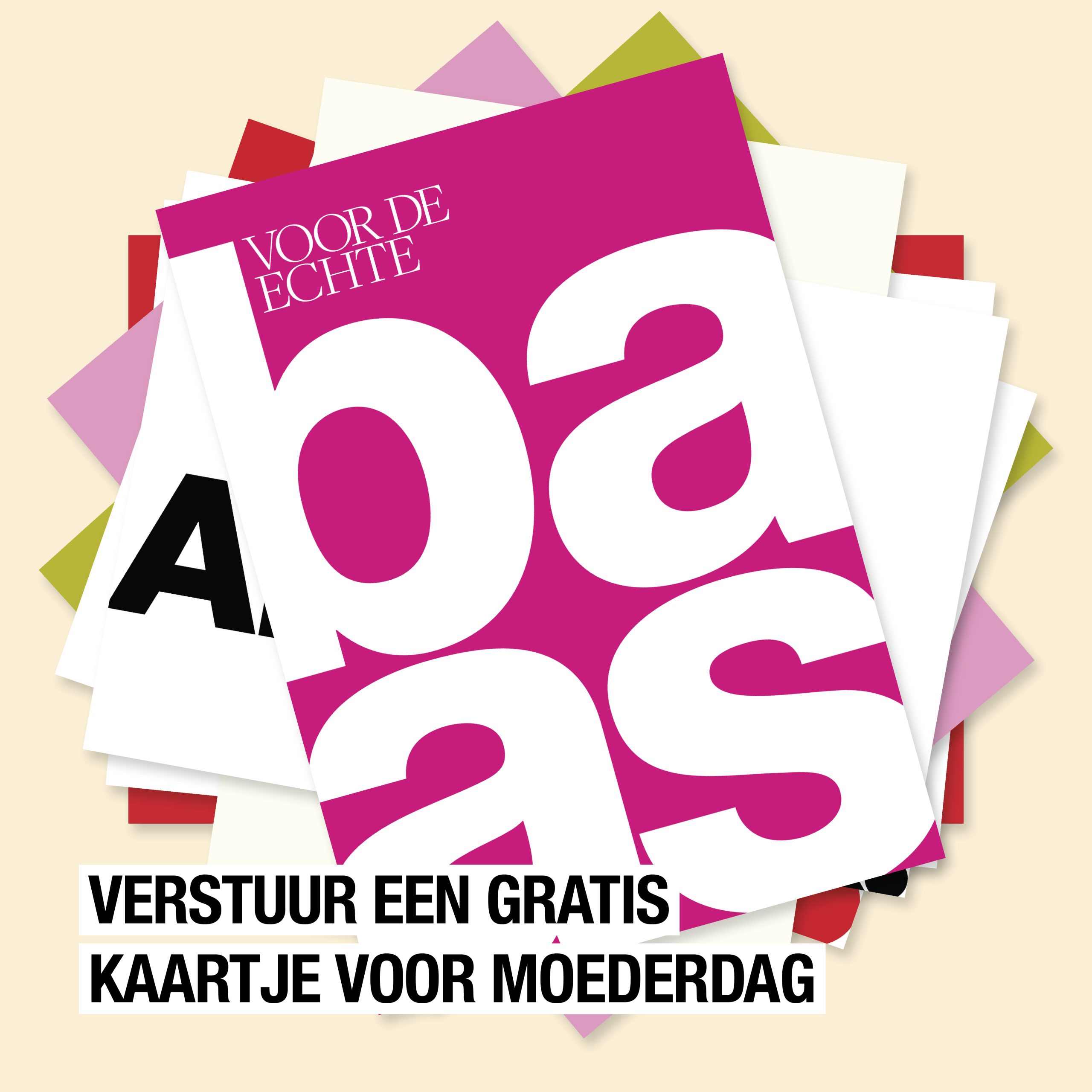 Exclusief voor jou als member: verstuur een gratis kaartje voor Moederdag