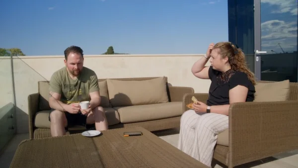 Kyle is in paniek in ‘MAFS’: ‘Omdat ik het nu niet voel, sla ik dicht’