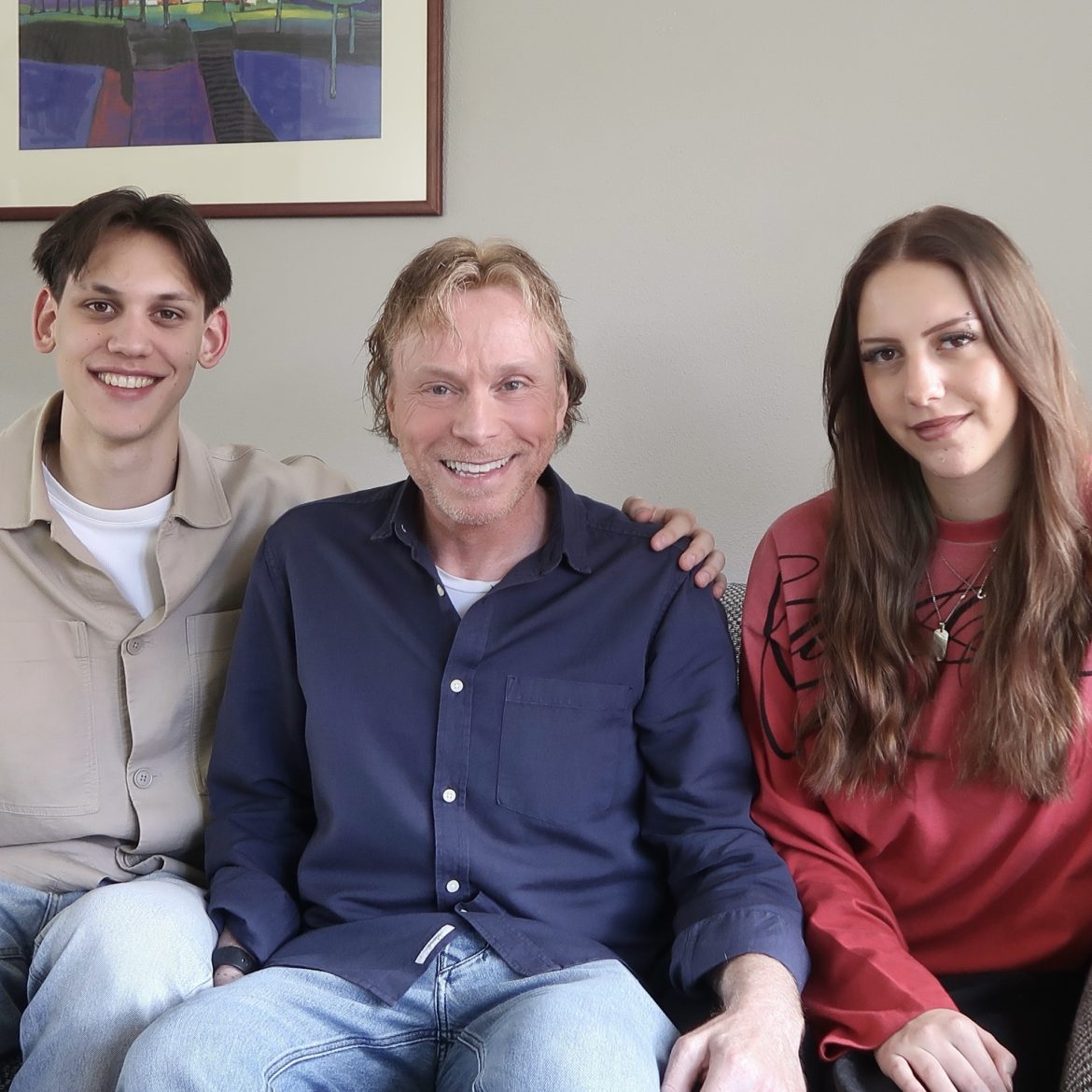 pleegvader Matijn en zijn kinderen
