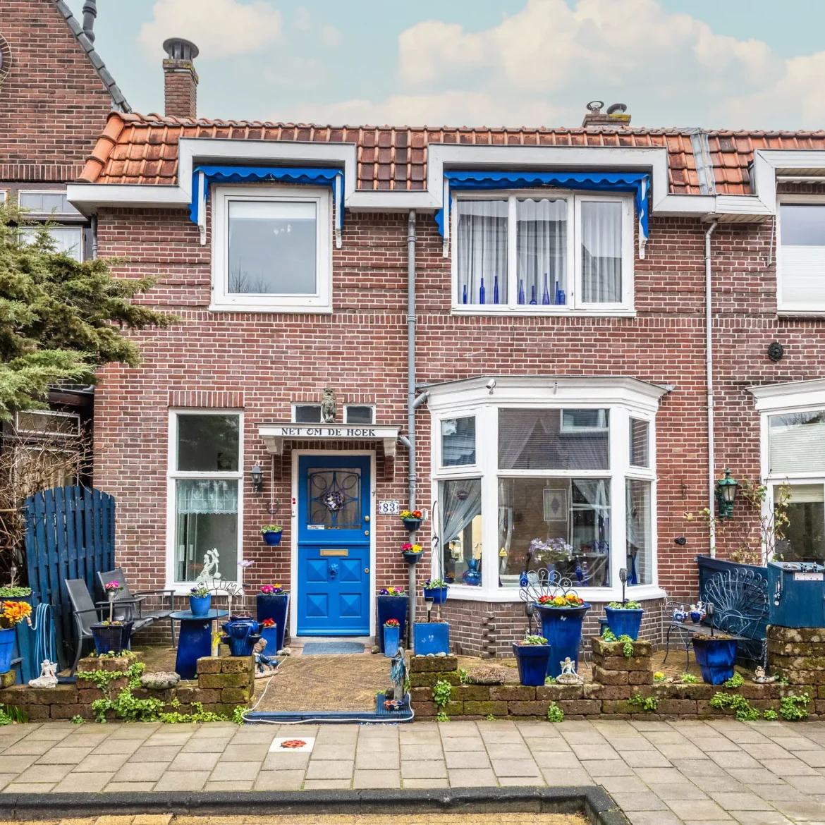 blauw huis