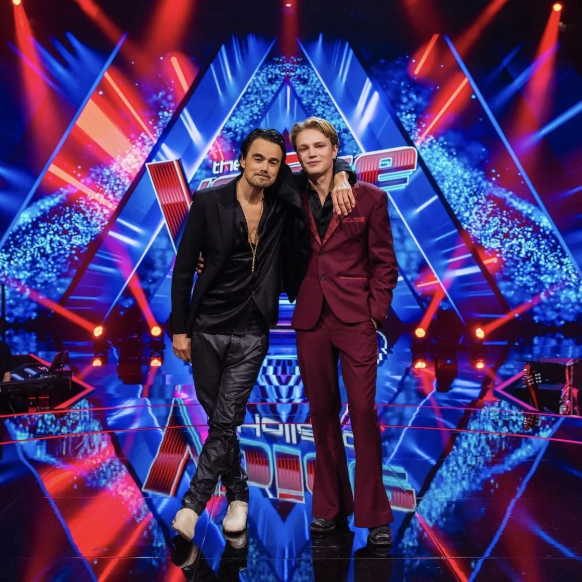 Dinand en Thijs bij The Voice of Holland