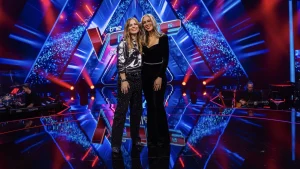 Ilse deLange en Sanne bij The Voice of Holland