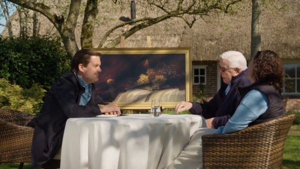 Ino Eleveld heeft het schilderij 80 jaar bewaard in 'De Erfgenaam'