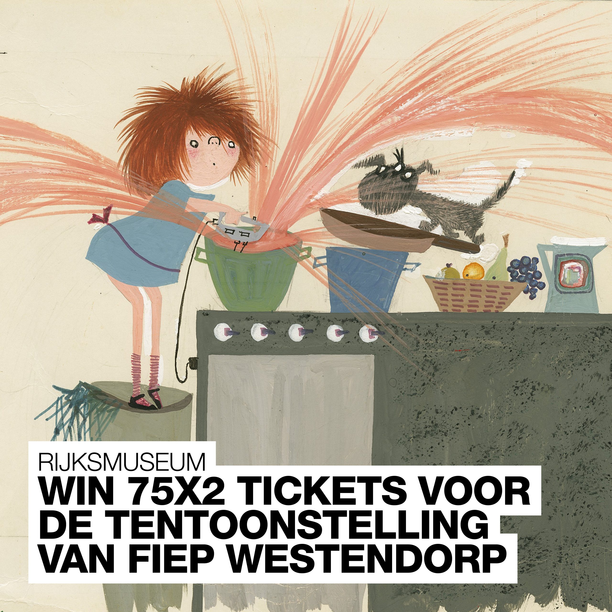Van Pluk tot Jip & Janneke: Win tickets voor de tentoonstelling van een van de meest iconische illustratoren van Nederland
