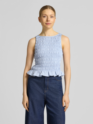 Gesmokte top van Vero Moda