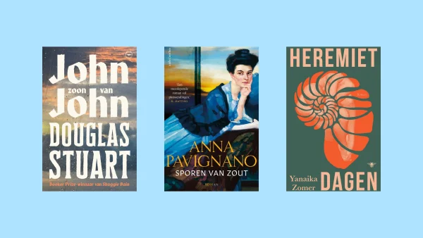 Boekentips voor mei, collage van drie van de boeken die we tippen