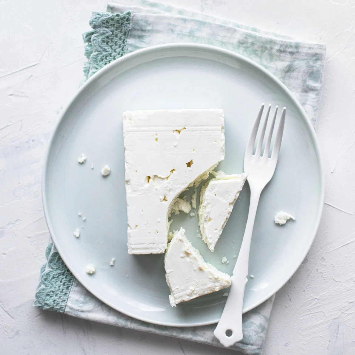Blok feta bewaren