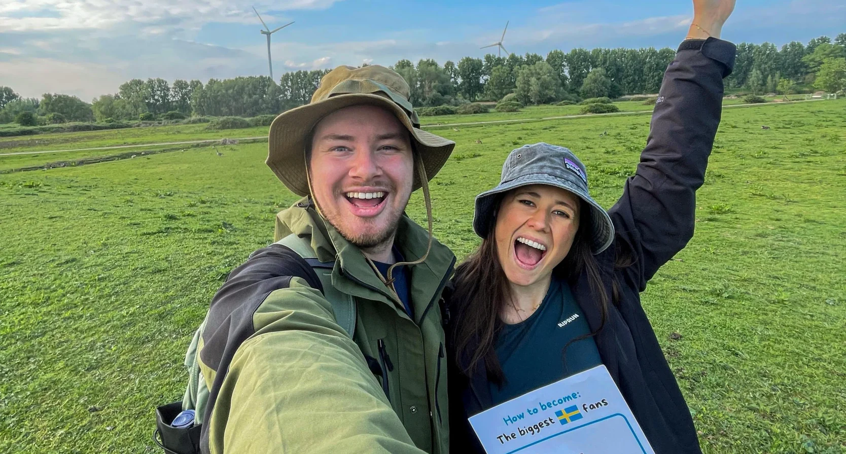 Freek en Eva winnen Zweeds eiland