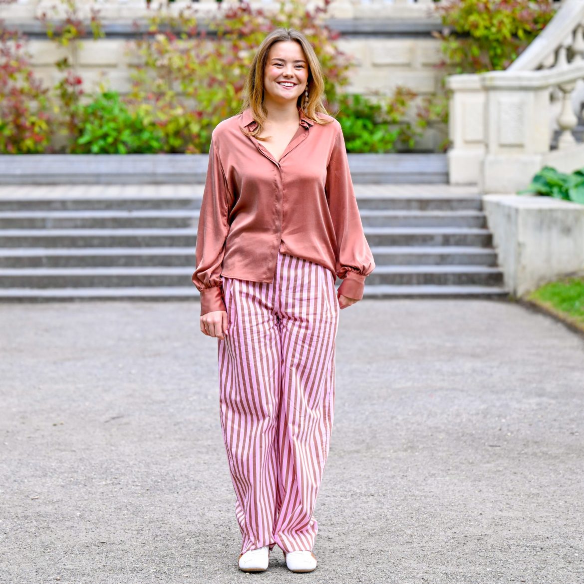 ariane gestreepte broek zomerfotosessie
