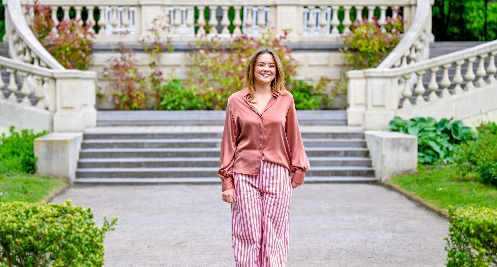 ariane gestreepte broek zomerfotosessie