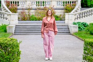 ariane gestreepte broek zomerfotosessie