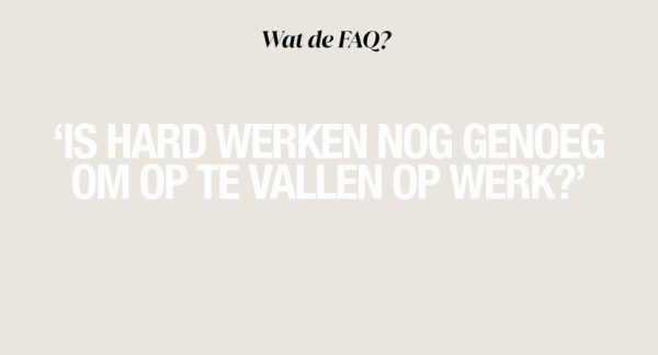 'Mensen die het hardst werken, krijgen niet altijd promotie', brandingexpert Lotte legt uit waarom