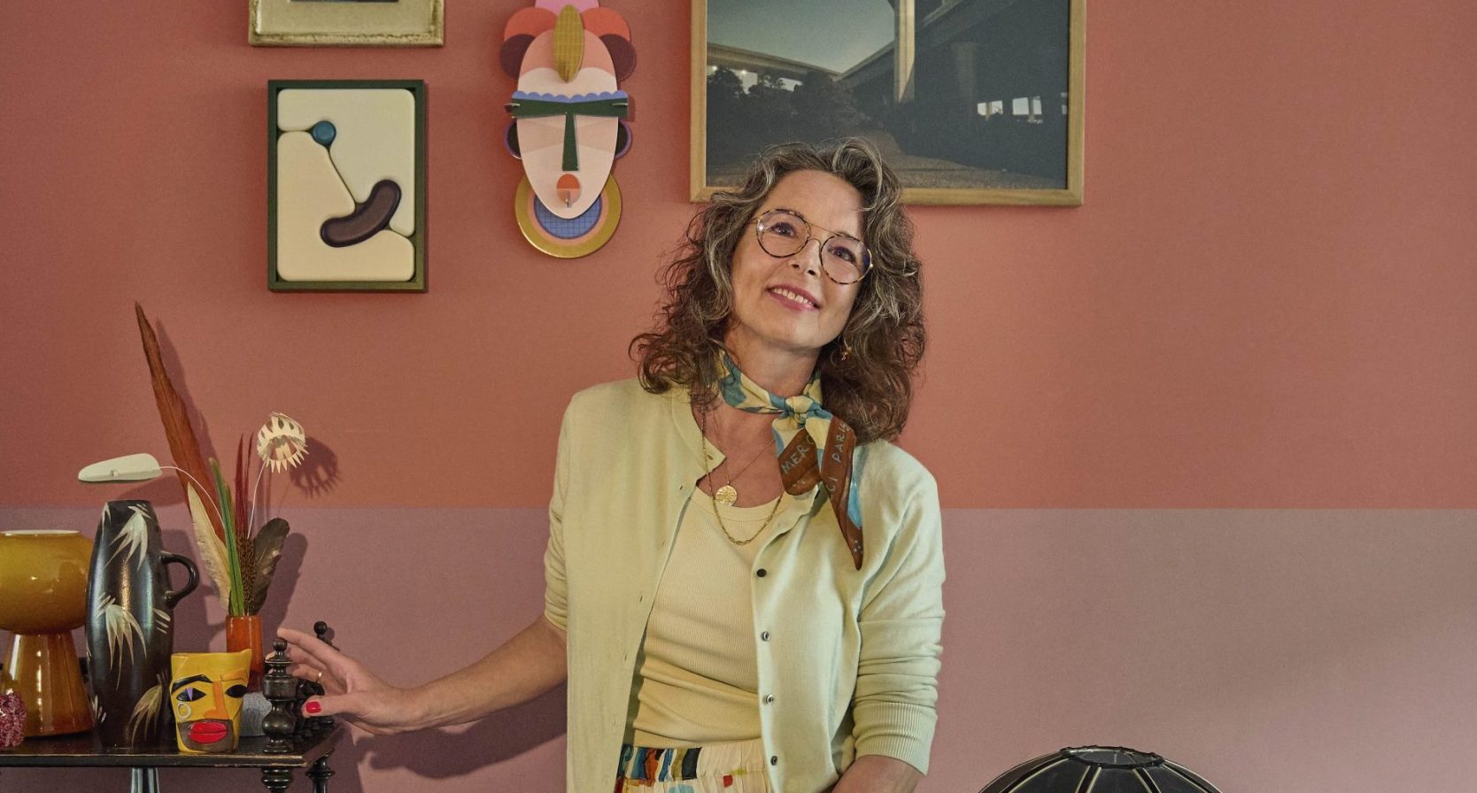 Daniëlle en haar brocante spullen