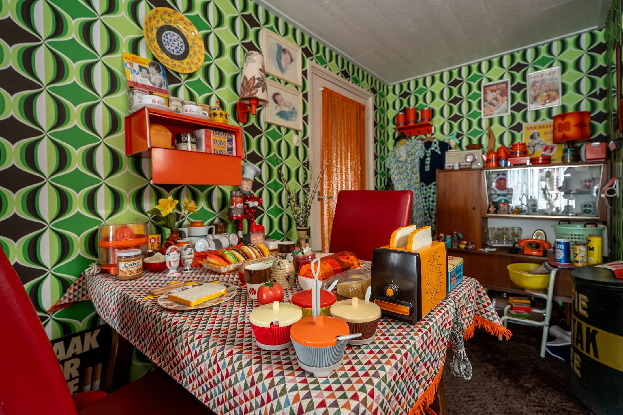 Retro Woning eetkamer