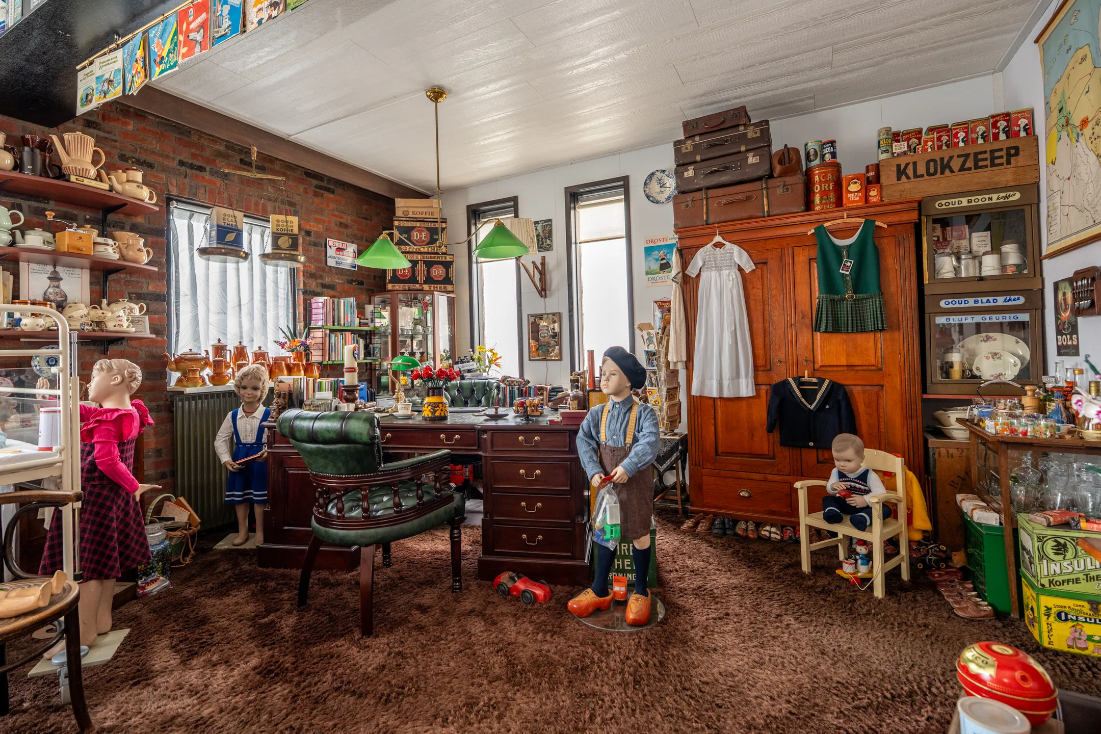 Retro Woning Studeerkamer
