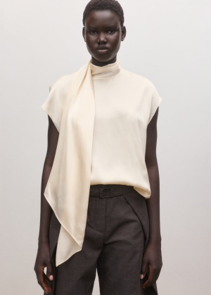 Mango top met sjaal