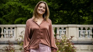 Thumbnail voor Bijzonder moment voor prinses Ariane: ze schuift voor het eerst aan bij een staatsbanket